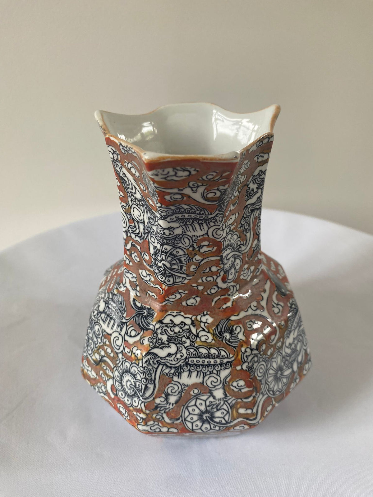 Antique Mason's Patent Ironstone Jug – Bandana Pattern, Mid-Victorian, c.1850–1880