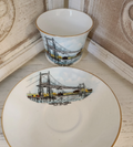Runcorn–Widnes Transporter Bridge 1925 King George V Commemorative Cup & Saucer
