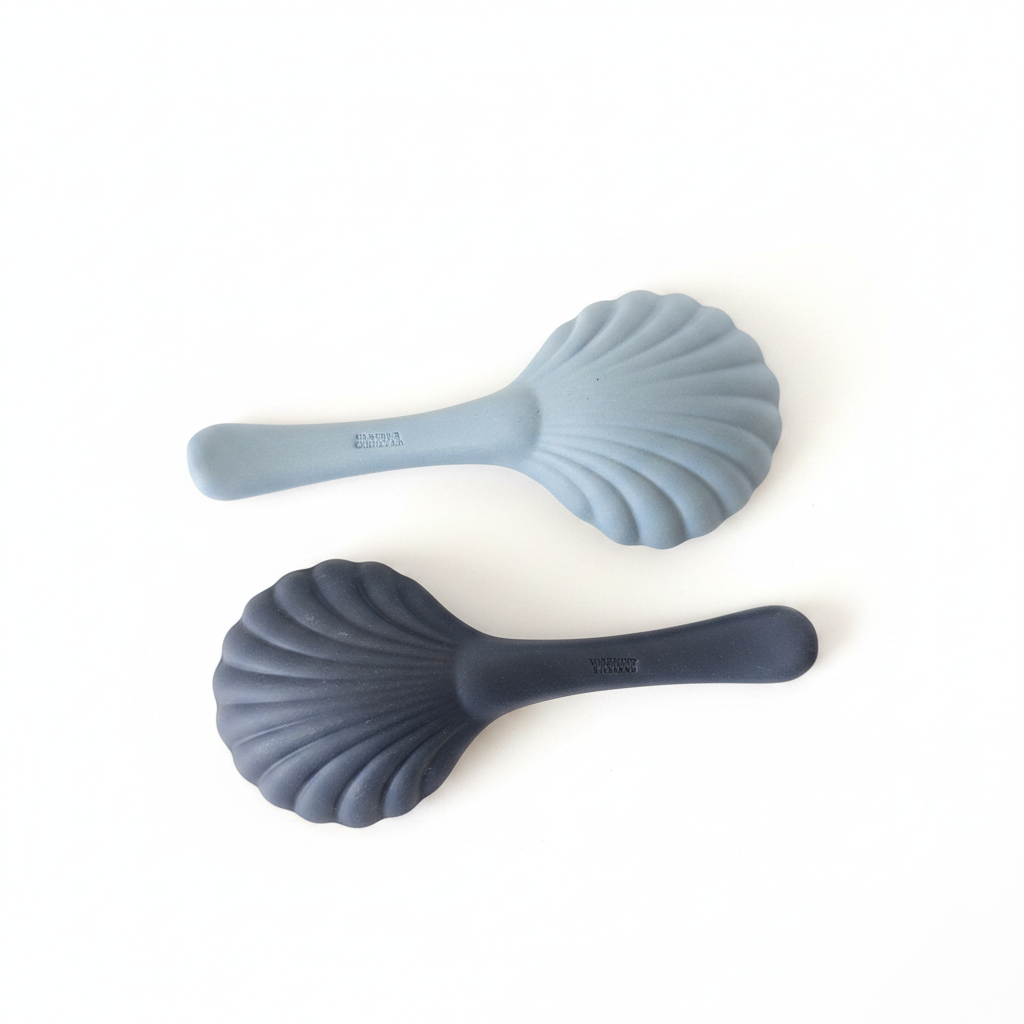 Wedgwood Jasperware Shell Spoons – Blue & Portland Blue Boxed Set
