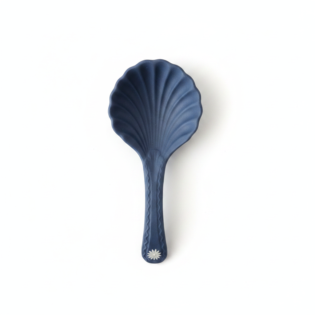 Wedgwood Jasperware Shell Spoons – Blue & Portland Blue Boxed Set