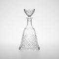 Vintage Cut Glass Decanter – Diamond Pattern Barware